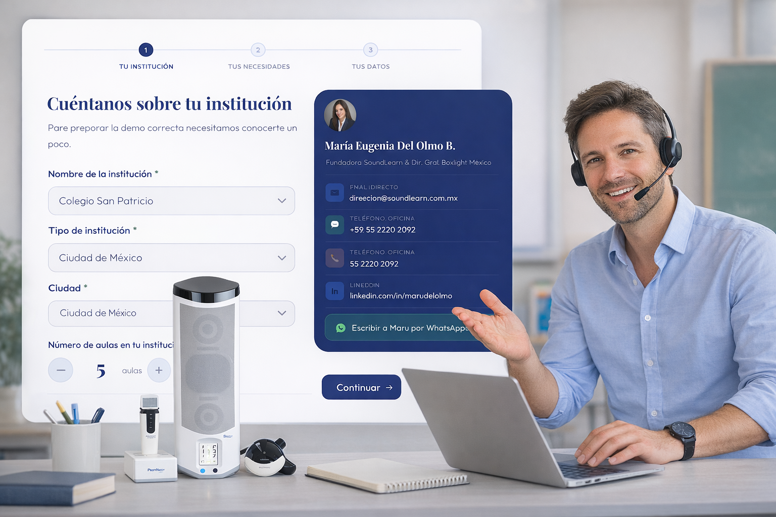 Contáctanos - SoundLearn