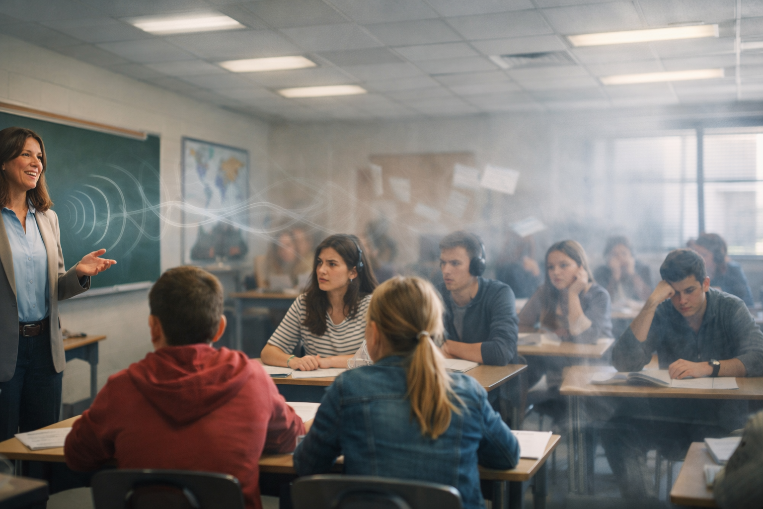 Visualización del Efecto Acústico en el Aula